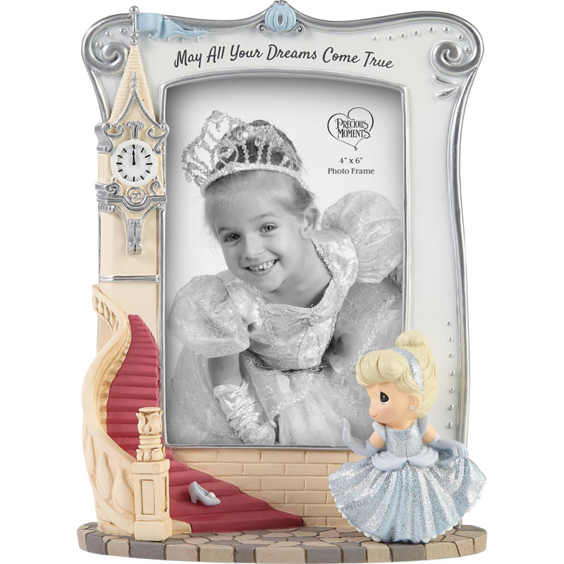 Precious Moments Disney Cinderella Dreams Come True Sculpted Photo Picture Frame