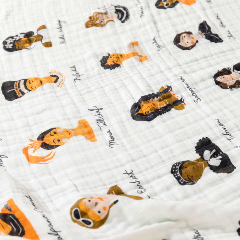 Women in History Organic Cotton Muslin Quilt