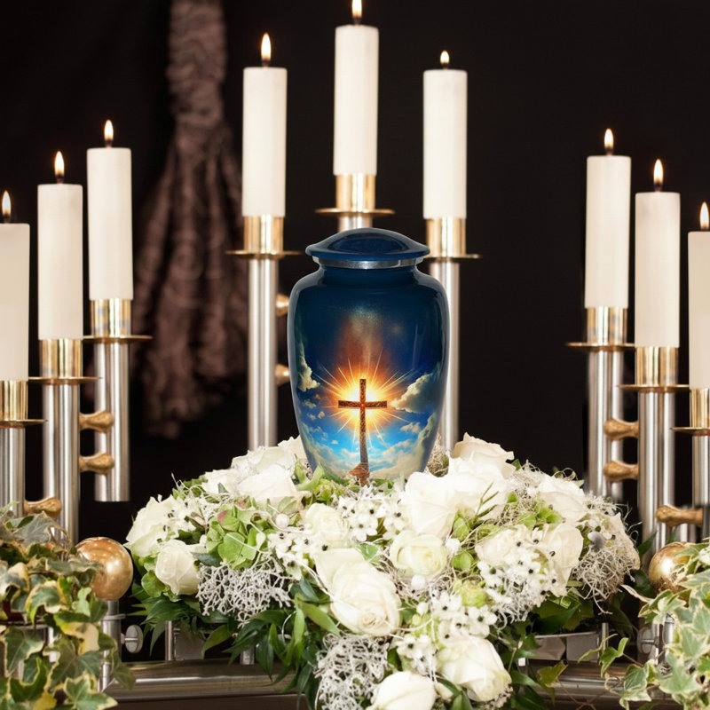 Cross Memorial Urn