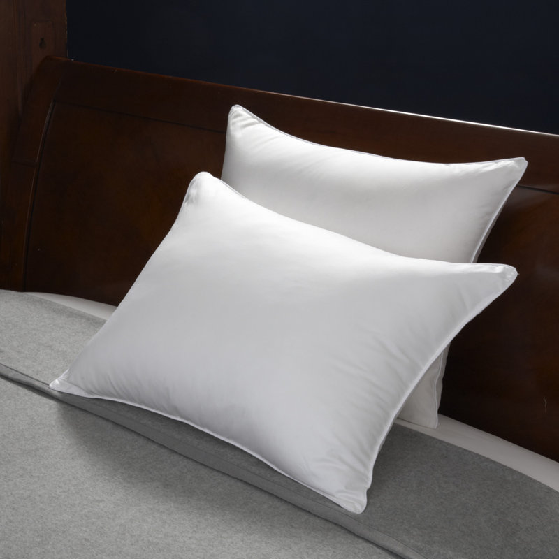 Cuddledown 600FP Down Percale Pillow, King, Medium