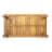 Laguna Outdoor Modern Coastal Solid Acacia Wood Coffee Table With Slatted Top