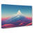 Splendorous Colourful Mountain - Wrapped Canvas Print-1746921628