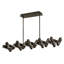 1 - Light Kitchen Island Rectangle Chandelier-892602146