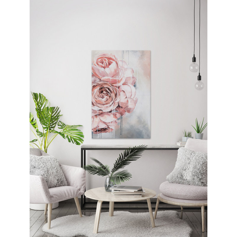 « renoncule douches », reproduction sur toile tendue, H 12 po x l 8 po x P 1,5 po
