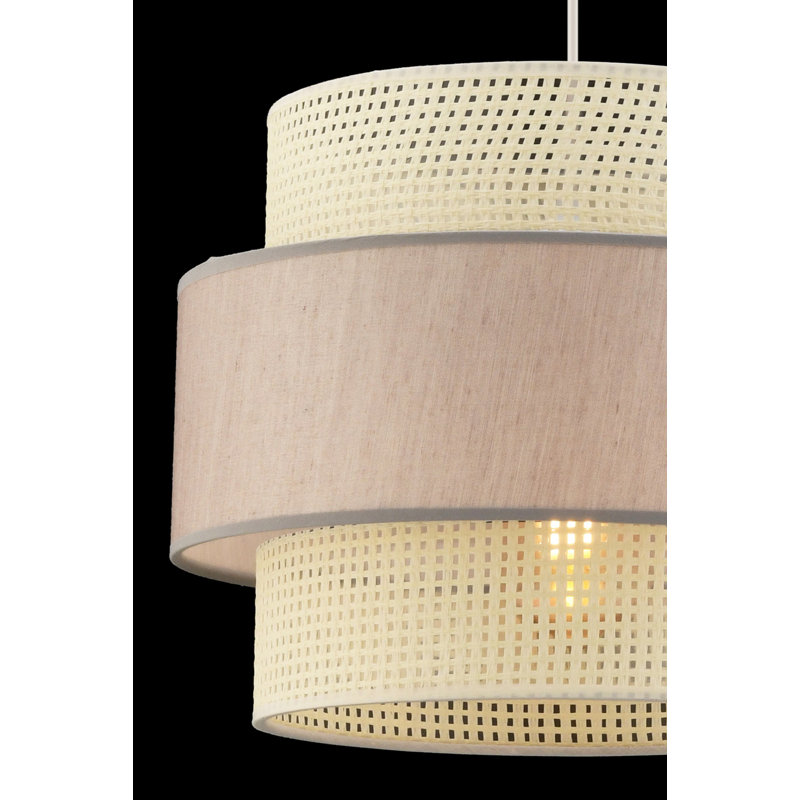 Chandelier, Blanc / Beige