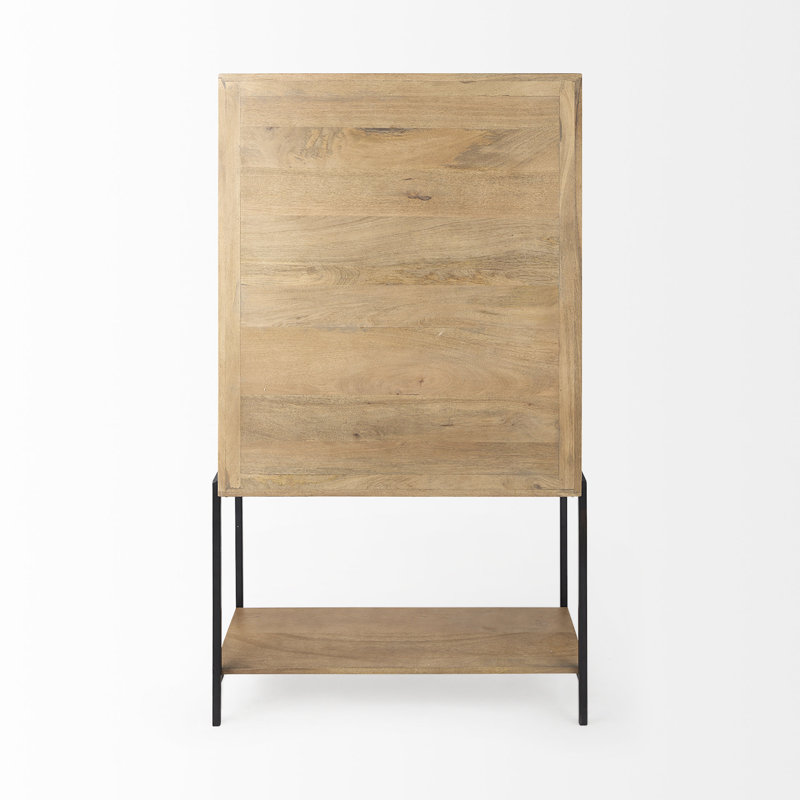Arelius Curio Cabinet, Light Brown