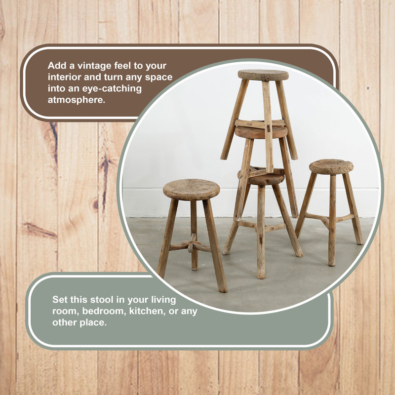 Marquise Utility Stool, 3 Legs