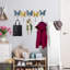 Crochet mural en métal peint à la main, 23,4 po x 9,1 po | 100% acier durable, épaisseur: 0,03 pouce | Décoration élégante et fonctionnelle, parfaite pour le vestibule, la cuisine ou l'organisation de la salle de bain