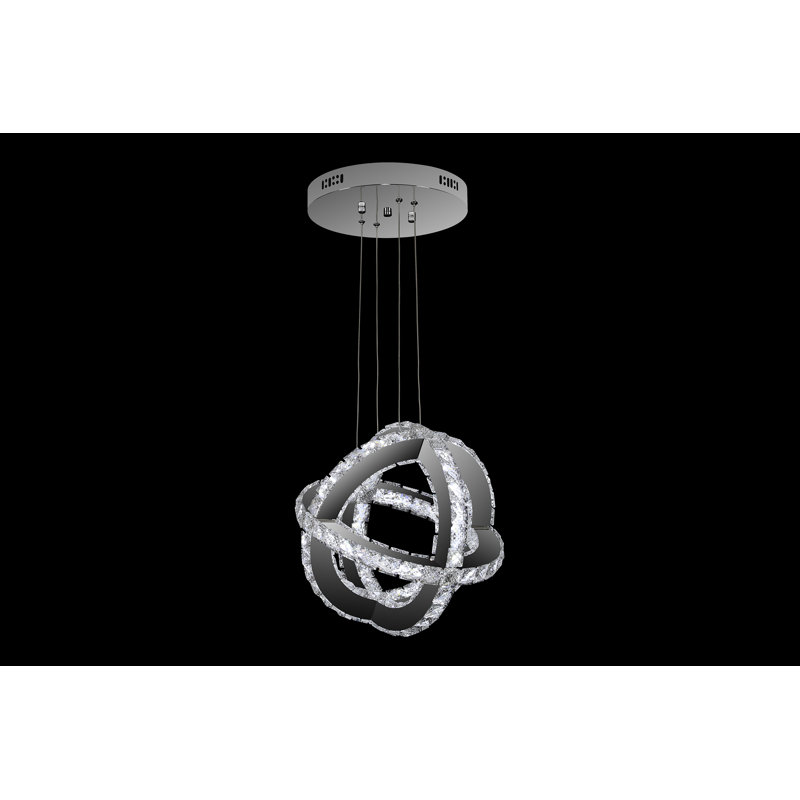 Poe 1 - Light Crystal LED Chandelier