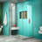 Unidoor Plus 40" W x 30.375" D x 72" H Frameless Pivot Rectangle Shower Enclosure with Fixed Panel-1655654261