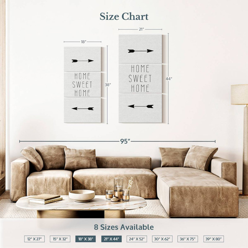Plaque murale Home Sweet Home Family, H 38 po x l 18 po