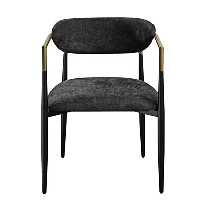 Chaise d'appoint rembourrée (ensemble de 2)