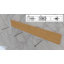 Meuble-lavabo mural moderne 24 po avec lavabo et portes flottantes texturées ondulées, couleur naturelle-658045450