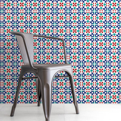 Aicha Abstract Tile Decal