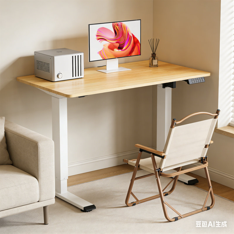Metal Base Computer Desk
