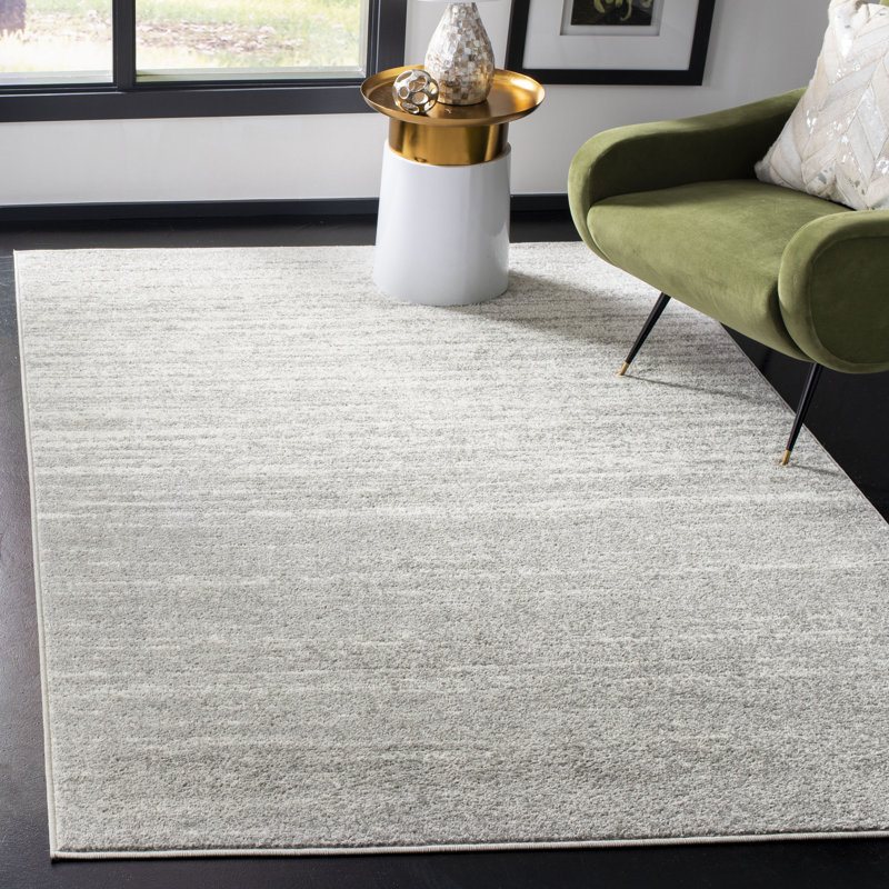 Tapis Bethlyn Gris / Gris pâle, Rectangle de 10 pi x 14 pi