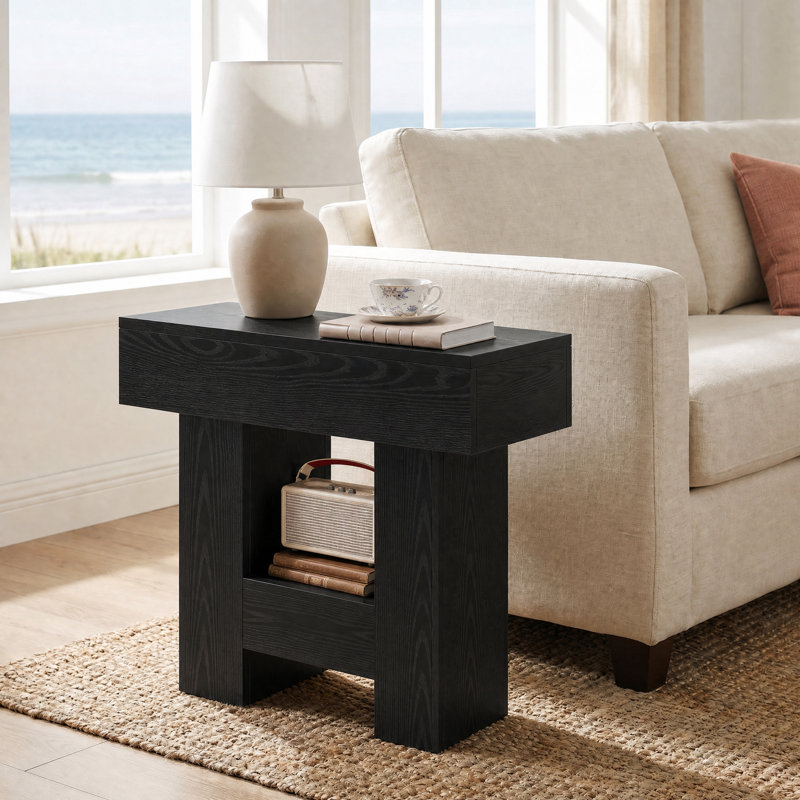 Table de bout, Noir