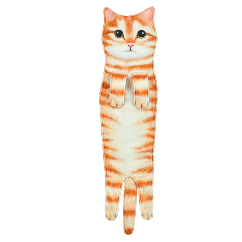 Adorable Cat-Shaped Hanging Kitchen Towel