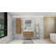 Ensemble de meuble-lavabo mural simple 35 po Carneshia-43200830