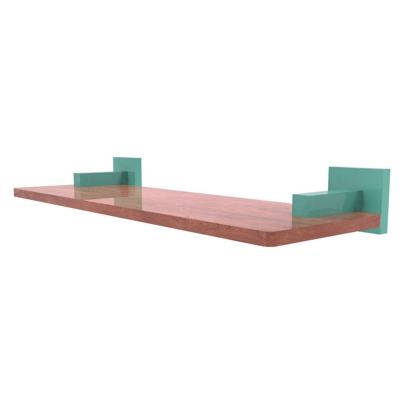 Tablette Montero de la collection Montero, H 2,5 po x l 16 po x P 5 po, Vert écume de mer