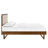 Willow Wood Platform Bed with Angular Frame-1010106557-1010106556