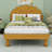 Twin Size Cookie-Shaped  Platform Bed