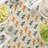 Rectangular Tablecloth, 100% Cotton, Cattle With Flowers-1391382551