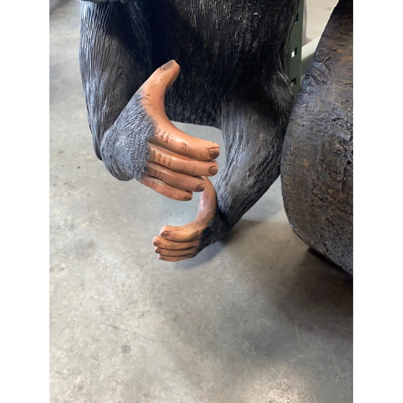 Statue singe chimpanzé Congo
