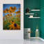 "Epic Graffiti" Black Eyed Susans Bask In The Sun "par Rick Berk, art mural sur toile