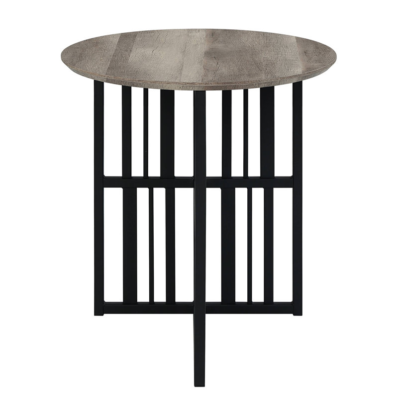 Table de bout avec double piédestal