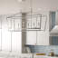 Hertford 6-Light Steel Dimmable Linear Chandelier-1730056965