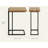 Oak Wood Side Table Large