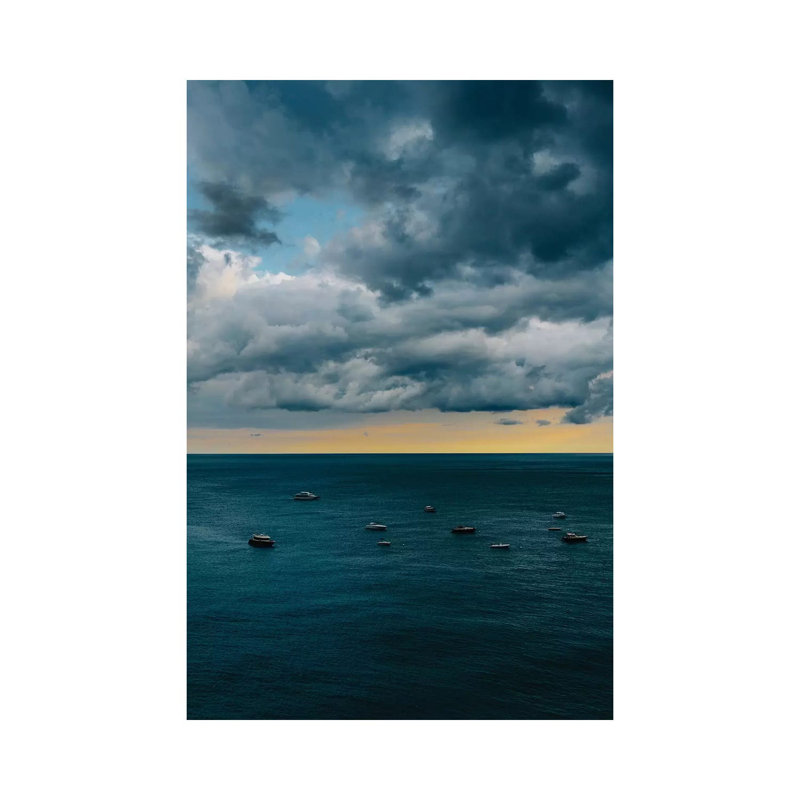 Stormy Amalfi Coast III by Bethany Young - Print on Canvas, Wrapped Canvas, 30.48cm H x 20.32cm W x 1.91cm D