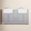 Ensemble de meuble-lavabo double 60 po Pardue-426896448
