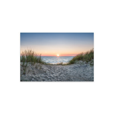 Dune Beach at Sunset, reproduction sur verre acrylique