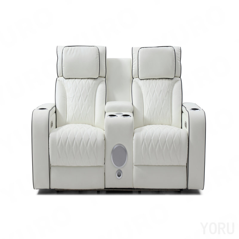 Causeuse inclinable, blanc