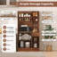 Armoire de rangement de 66 po de hauteur avec garde-manger