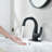 Single-Hole Single-handle Bathroom Faucet with Drain Assembly-64129680