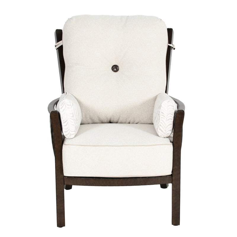Santa Fe Ultra High Back Lounge Chair w/Two Side Pillows