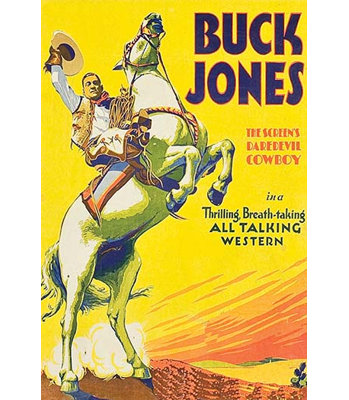 Buck jones-impression de publicités