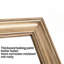 Miroir de plancher complet avec cadre en bois artificiel, conception élégante et durabilité, un incontournable pour les chambres à coucher, les magasins de vêtements et les salons