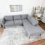 Canapé modulaire en tissu gris Benson-167350713-167350718