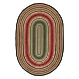 One-of-a-Kind 3'7" X 5'6" Hand Hooked Area Rug