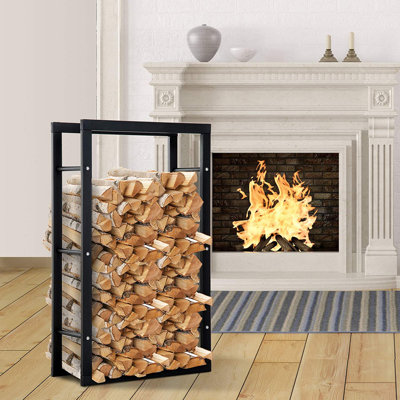 Syracause 60cm W Metal Log Rack