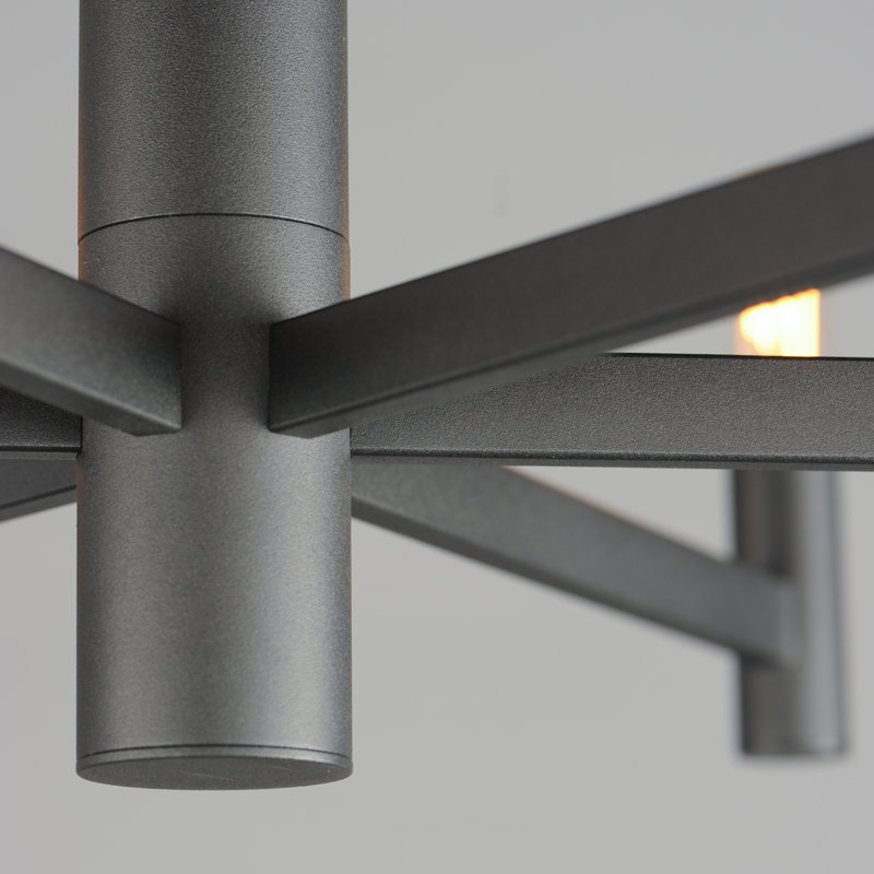 Ilene 6 - Light Dimmable Classic / Traditional Chandelier, Black