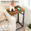 Frame End Table with Built-In Outlets