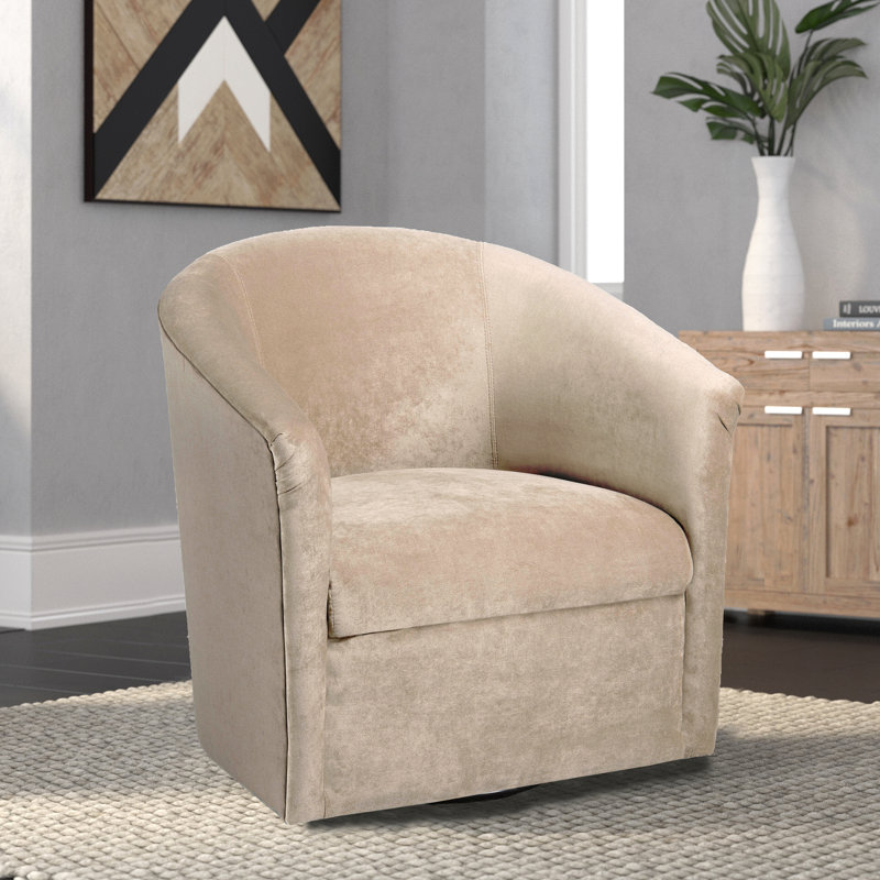 Chaise pivotante Eden Sand, Beige