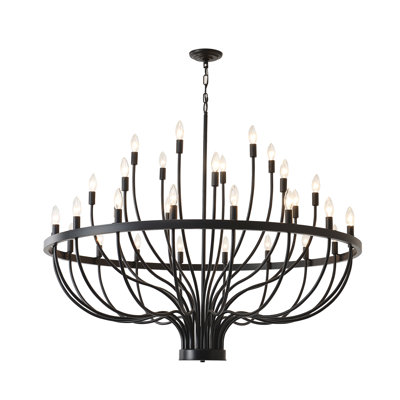 Lustre de ferme noir