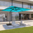 Parasol carré en porte-à-faux 120 po Ronalie