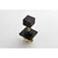 Valve de contrôle de volume en métal coulé 3 3/4 po, noir mat, laiton, résistant à la corrosion et à la rouille, poignée réglable, surface transparente à débit très élevé pour installation, traité pour la rouille, installation sans effort